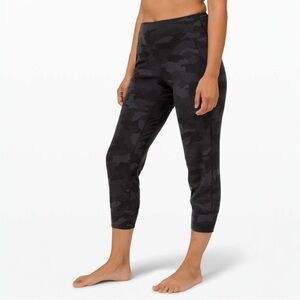 71. Lululemon Align Jogger Crop 23" Incognito Camo Multi Grey Size 8